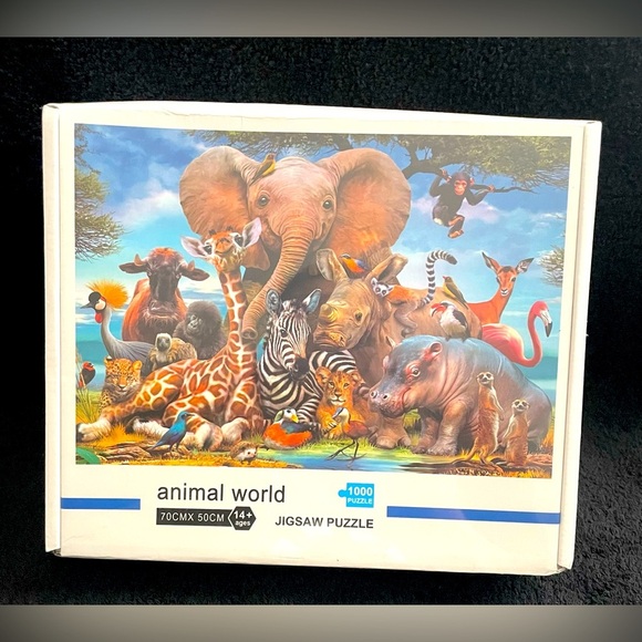 NEW Animals Jigsaw Puzzle for Adults & Kids 1000 pieces - Picture 1 of 4